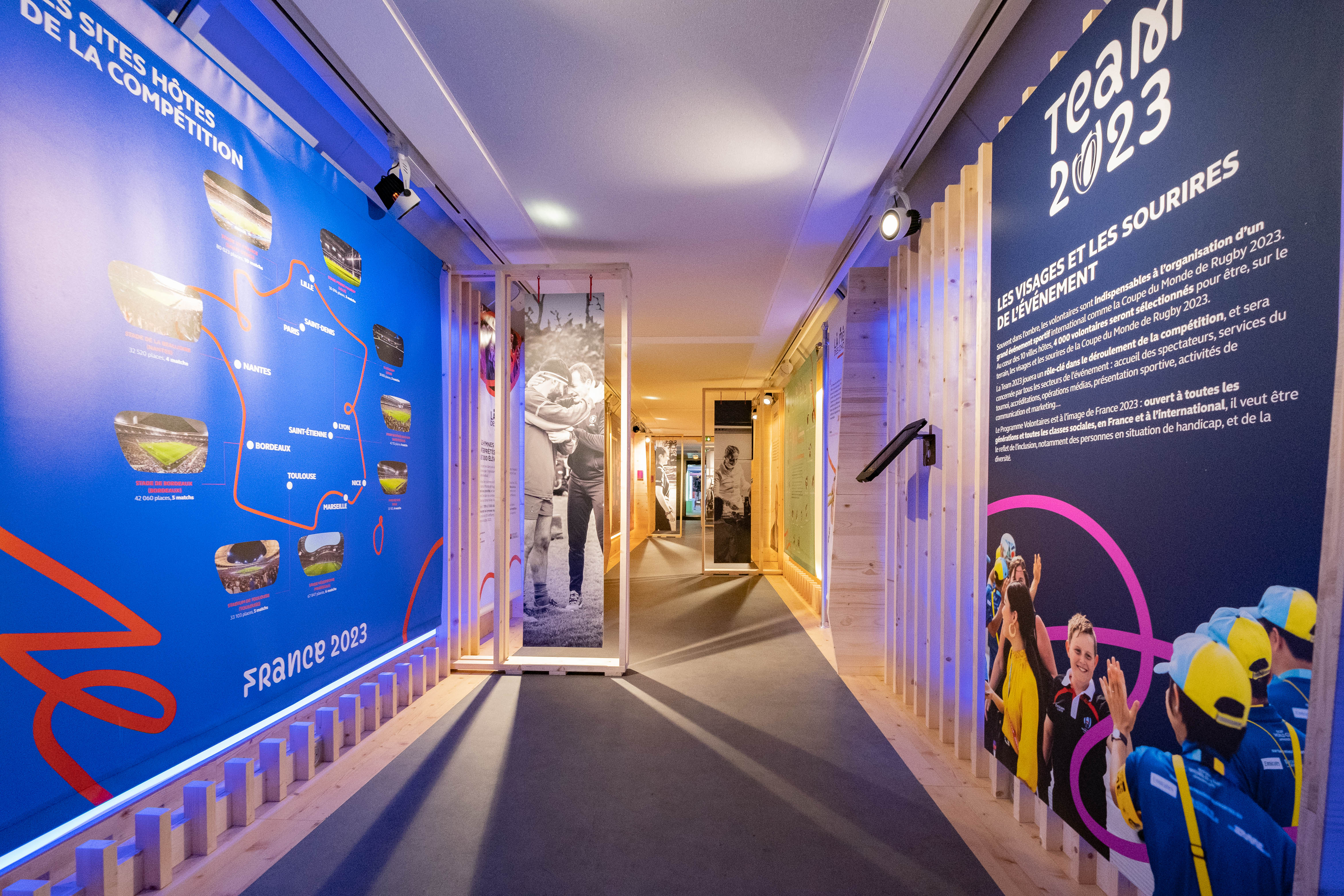 Décor du Train Rugby Expo 