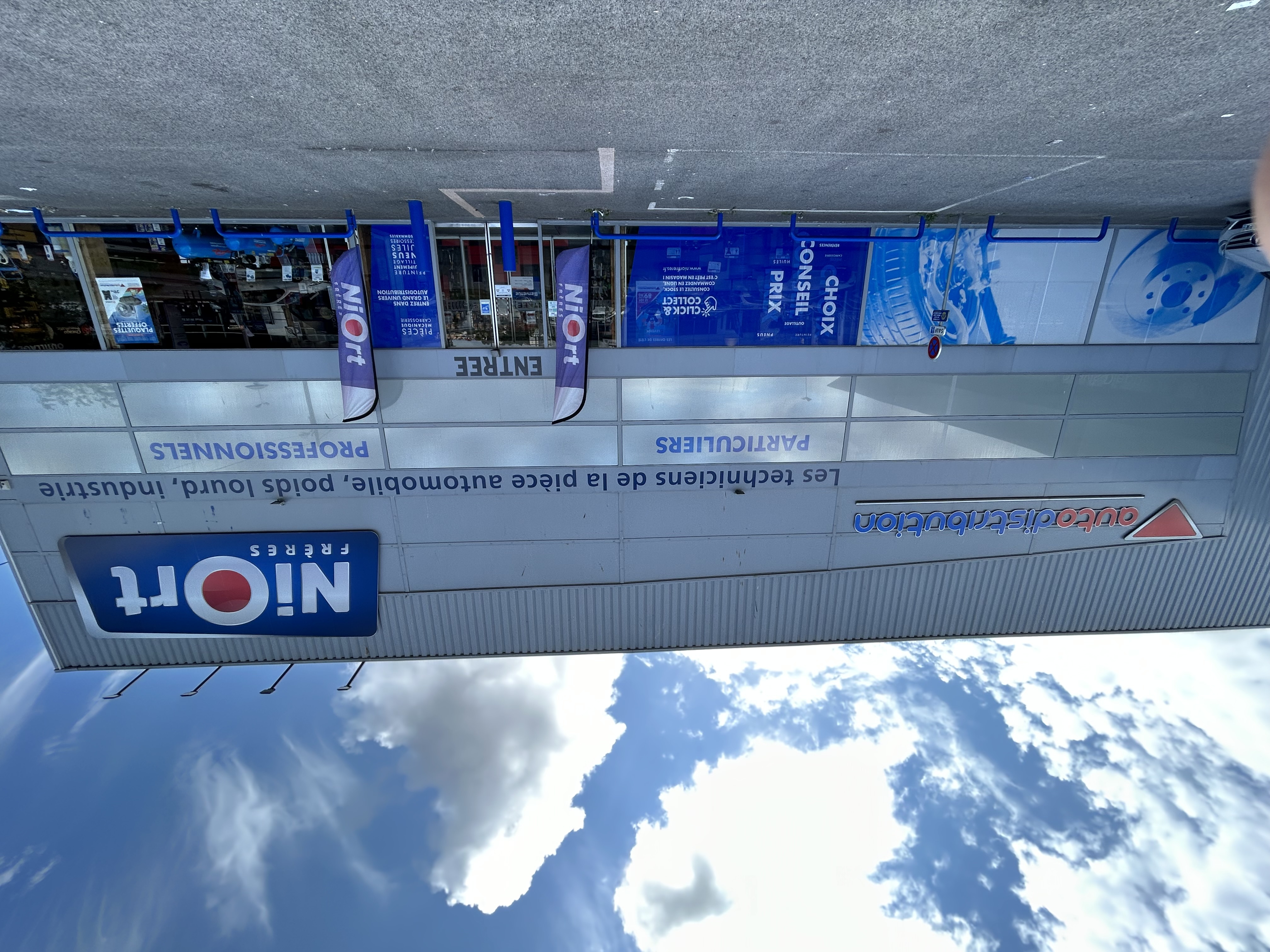 Vitrophanie adhésif micro-perforé, enseigne bandeau Dibond®