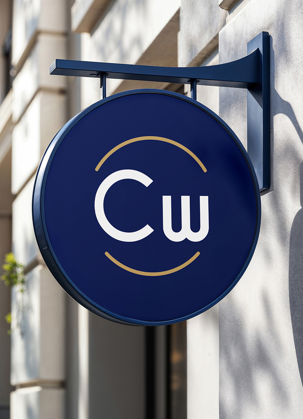 Enseigne drapeau_ronde icone comwest