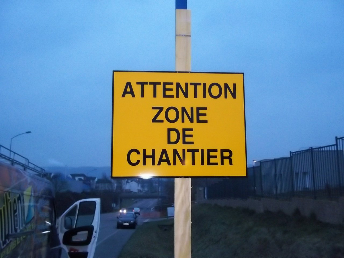 Signalétique de chantier 1
