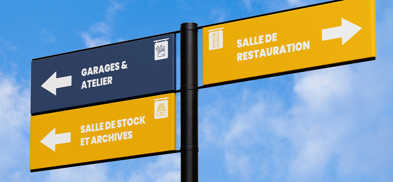 Signalétique directionnelle COMWEST