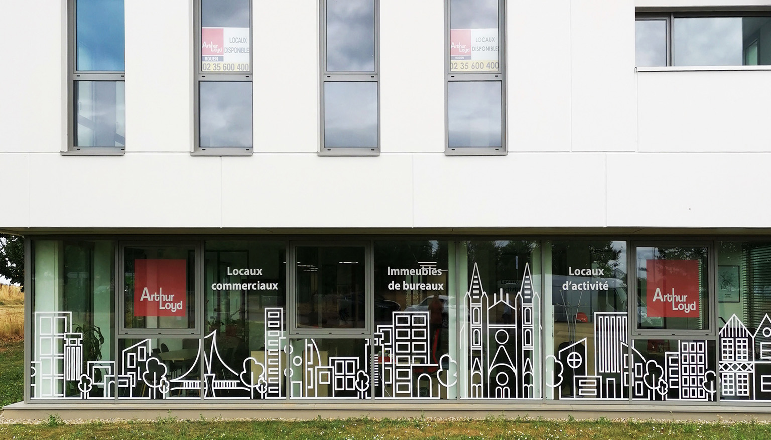 Vitrophanie extérieure 5