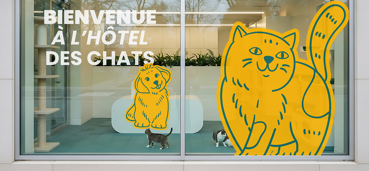 Vitrophanie extérieure COMWEST